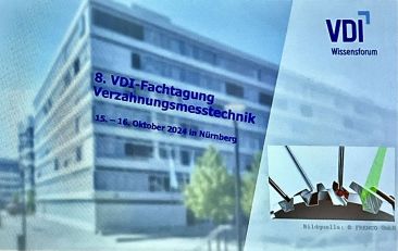 VDI-Fachtagung Verzahnungsmesstechnik: 15.-16.10.2024 in Nürnberg