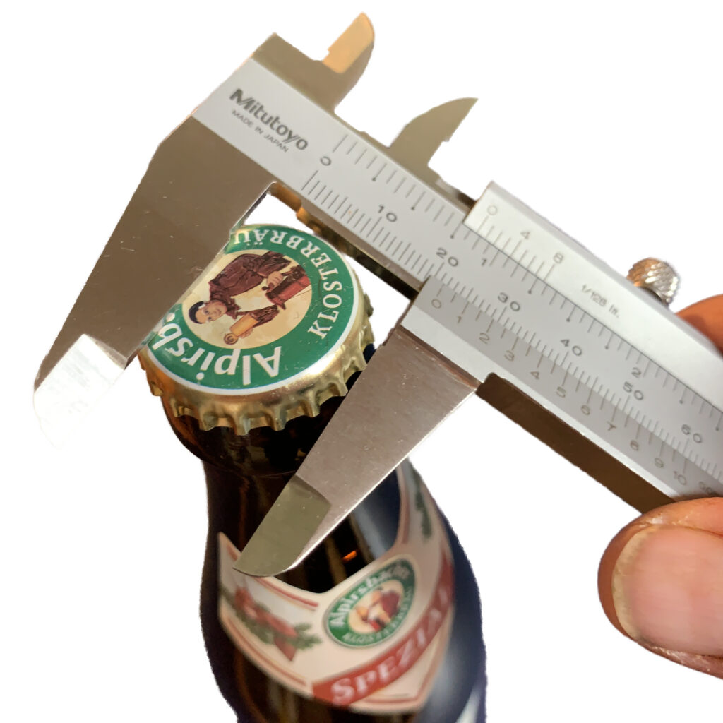 Messschieber als Flaschenöffner? - Bitte nicht!