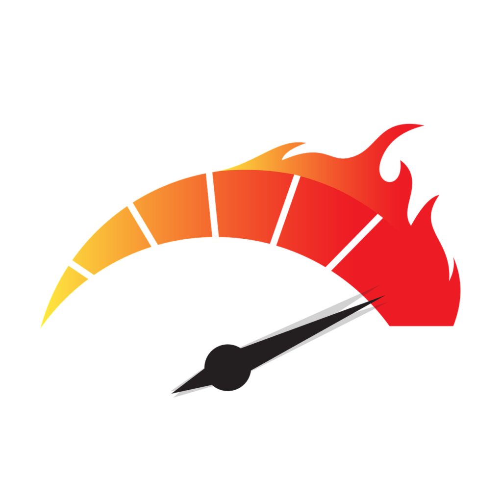 Tachometer mit Vollgas